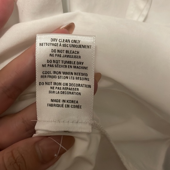 HYEIN SEO WHITE EMBROIDERED SHIRT - Picture 9 of 9